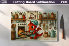 Funny Dragon Cutting Board | Too Hot To Handle Product Image 2