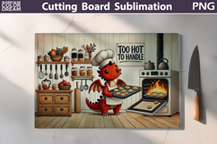 Funny Dragon Cutting Board | Too Hot To Handle Product Image 3