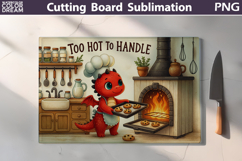 Funny Dragon Cutting Board | Too Hot To Handle Product Image 4