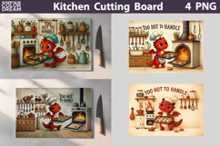 Funny Dragon Cutting Board | Too Hot To Handle Product Image 1