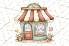 Whimsical Dragon Donut Clipart PNG, Adorable Dragon Png Product Image 4