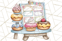Whimsical Dragon Donut Clipart PNG, Adorable Dragon Png Product Image 3