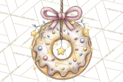 Whimsical Dragon Donut Clipart PNG, Adorable Dragon Png Product Image 4