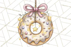 Whimsical Dragon Donut Clipart PNG, Adorable Dragon Png Product Image 4