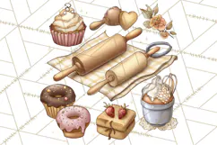 Whimsical Dragon Donut Clipart PNG, Adorable Dragon Png Product Image 3