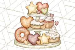 Whimsical Dragon Donut Clipart PNG, Adorable Dragon Png Product Image 3