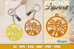 Dragon fly Keychain Lasercut Product Image 2