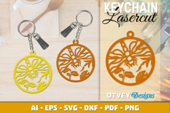Dragon fly Keychain Lasercut Product Image 2