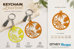 Dragon fly Keychain Lasercut Product Image 1