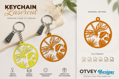 Dragon fly Keychain Lasercut Product Image 1