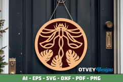 Dragon Fly Ornament wall Decor Lasercut Product Image 3