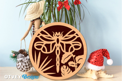 Dragon Fly Ornament wall Decor Lasercut Product Image 3