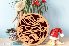 Dragon Fly Ornament wall Decor Lasercut Product Image 1