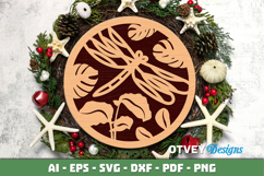 Dragon Fly Ornament wall Decor Lasercut Product Image 2
