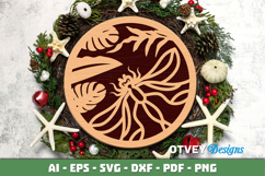 Dragon Fly Ornament wall Decor Lasercut Product Image 2