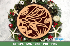 Dragon Fly Ornament wall Decor Lasercut Product Image 2