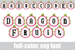 Dragon Fruit Color Font Product Image 1