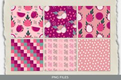 Dragon Fruit Seamless Pattern Paper Packs Product Image 1