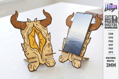 Dragon Phone Stands Laser Cut Bundle | Fantasy Phone Holders Product Image 3