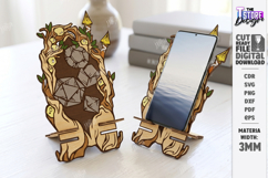 Dragon Phone Stands Laser Cut Bundle | Fantasy Phone Holders Product Image 5