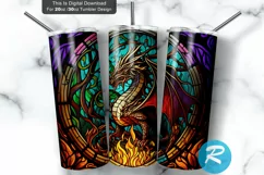 Tumbler Wrap Designs,Tumbler Wrap PNG,Digital Download,Tumbler Straight PNG,Sublimation Template,Stained Glass Window,Stain Glass Tumbler,Waterslide Template,Stained Glass Tumble,StainedGlass Tumbler,dragon stained glass,dragon tumbler
