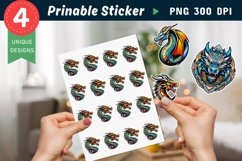 Dragon Sticker Clipart Product Image 1