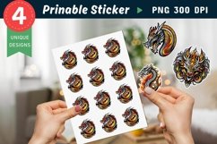 Dragon Sticker Clipart Product Image 1