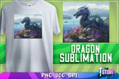 Dragon Sublimation | T-Shirt Design | PNG File | Dragon PNG Product Image 1