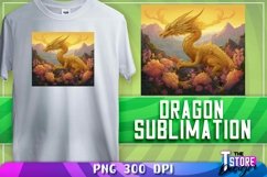 Dragon Sublimation | T-Shirt Design | PNG File | Dragon PNG Product Image 1