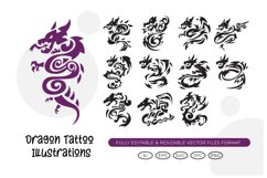 Dragon Tattoo Illustrations Product Image 1