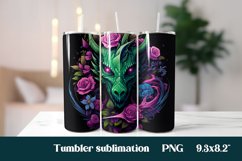 Fantasy dragon tumbler bundle | Tumbler design wrap 20 Oz Product Image 2