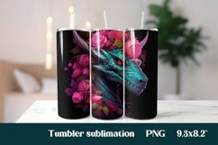 Fantasy dragon tumbler wrap sublimation | Tumbler wrap