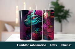 Fantasy dragon tumbler sublimation | Tumbler wrap design