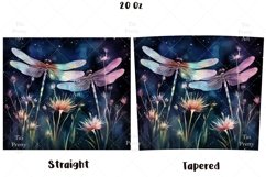 Tumbler Sublimation Dragonflies 20 oz tumbler wrap Png 