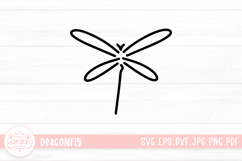 Dragonfly Clipart SVG Product Image 1