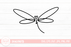 Dragonfly Clipart SVG Product Image 1