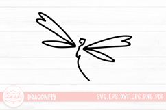 Dragonfly Clipart SVG Product Image 1