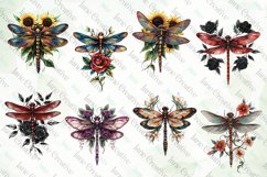 Dragonfly And Flowers Tatoo Bundle Product Image 3