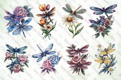 Dragonfly And Flowers Tatoo Bundle Product Image 4