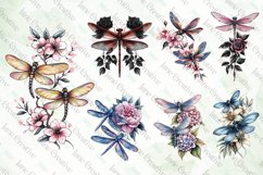 Dragonfly And Flowers Tatoo Bundle Product Image 2