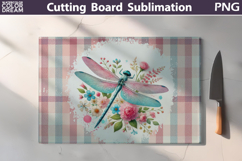 Dragonfly Cutting Board | Wildflowers Cutting Board Product Image 1