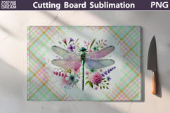 Dragonfly Cutting Board | Wildflowers Cutting Board Product Image 1