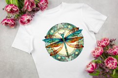 Dragonfly Floral Watercolor Bundle- 18 designs Product Image 5