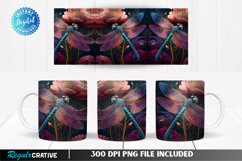 ragonfly Clipart,Tumbler Design,Digital Download,Watercolor Dragonfly,Dragonfly Wrap,15Oz Skinny Tumbler,Tumbler Png,Insect Clipart,Insect sublimationoffice,flower art