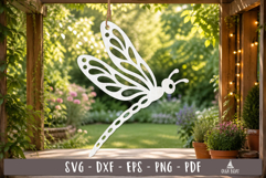 Dragonfly Garden Decor SVG Laser Cut Ornament