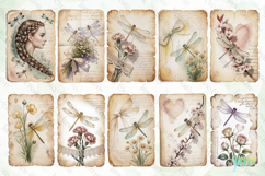 Dragonfly Junk Journal Page Bundle Product Image 3