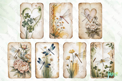 Dragonfly Junk Journal Page Bundle Product Image 4