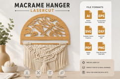 Dragonfly Macrame Hanger Lasercut BUNDLES Product Image 2