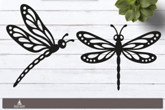 Dragonfly SVG Silhouette Design