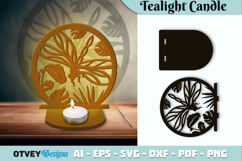 Dragonfly Tealight Candle Holder Lasercut Product Image 1